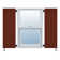 Atlantic Classic Three Equal Panels, Raised Panel Shutter Pair