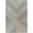 Rectangle Geometric Hand Tufted Wool/Viscose Area Rug in Gray/Mauve-1061278763