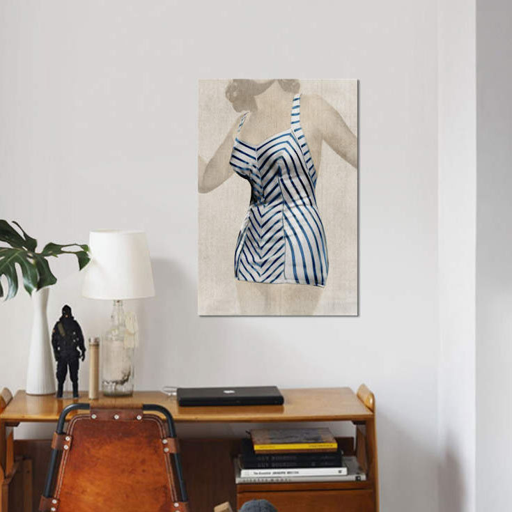 «Little Luxury II», impression sur toile, H 12 po x l 8 po x P 0,75 po, Papier d'art encadré noir, Pas de tapis