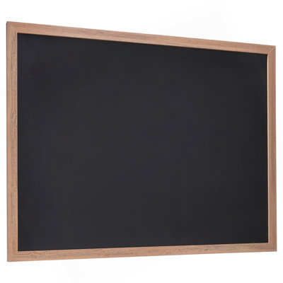 Tableau noir magnétique, panneaux de message suspendus avec craies et gomme à effacer, panneau de tableau en bois rétro, tableau à cadre brun rustique et babillards, 35 po x 46 po, cuisine, décoration intérieure, mariage