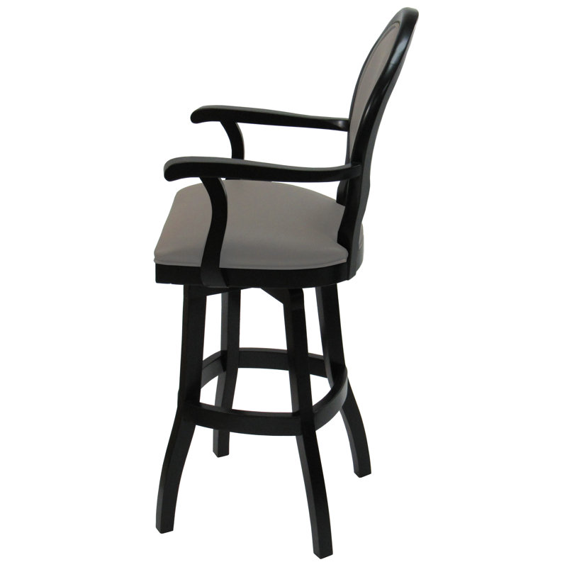 Tabouret de bar et de comptoir Farald, Beige, Très haute (assise de 34 po de hauteur)