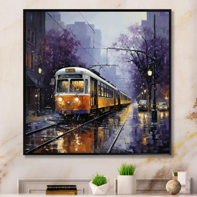 " Train Industrial Elegance Pointillism II "