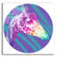Epic Art 'Faded Giraffe'' by Dawg Painter, Acrylic Glass Wall Art, 12"x12"-101632203