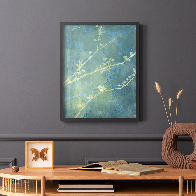 Reproduction encadrée de l'aube - bois massif, H 28 po x l 22 po, Noir