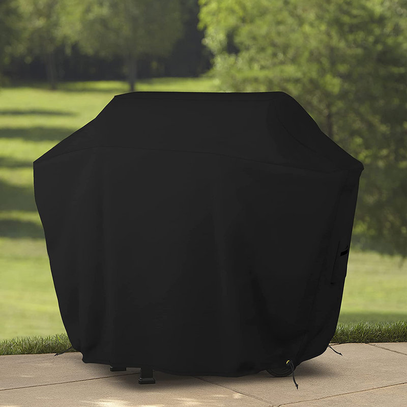 Heavy Duty Outdoor Waterproof BBQ Grill Cover, Durable UV-Resistant Barbecue Grill Cover, 48" H x 70" W x 26" D
