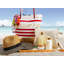 Plateau de table repose-pieds/café dégradé beach-119009383