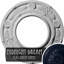 Médaillon de plafond H 8 po x l 8 po x P 0,5 po Daniela-27779630