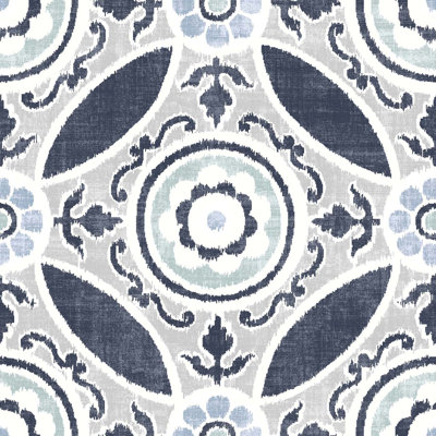 30.4cm x 30.4cm Vinyl Field Tile in Blue 10 Per Pack