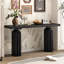 Console élégante et luxueuse en placage d'acacia-968231096