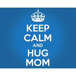 Magic Slice Keep Calm and Hug Mom Non-Slip Flexible Cutting Board