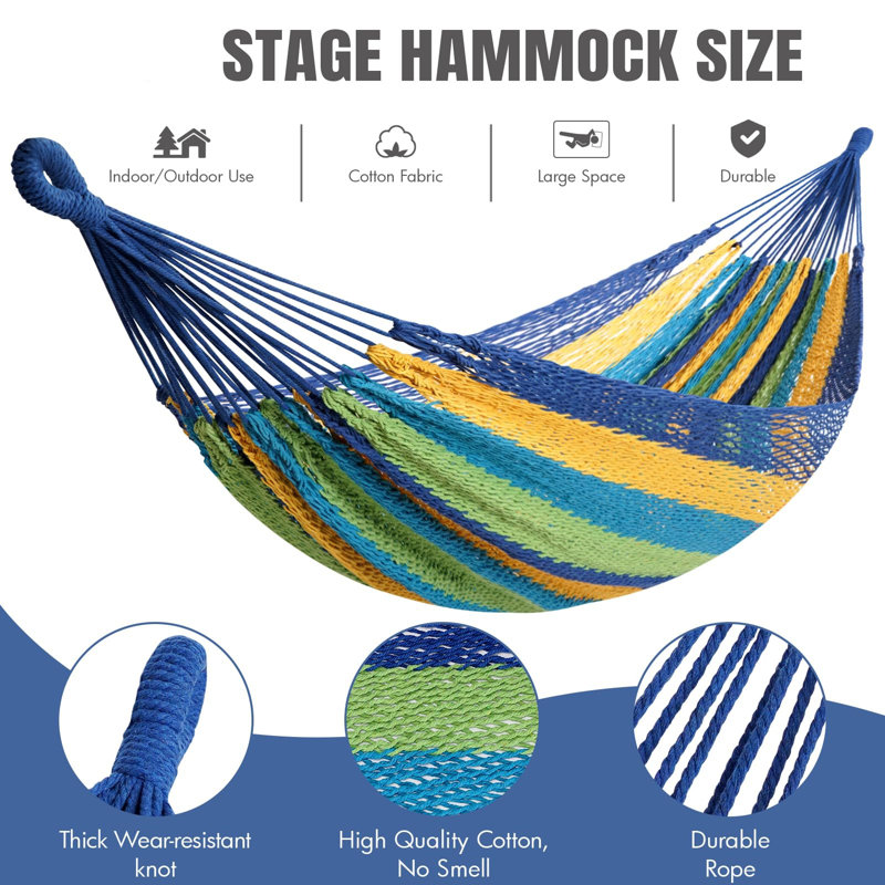 Hamac maya tissé à la main - portable