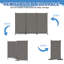 Marveline 261cm W x 180cm H Single Panel Room Divider-972053730