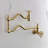 Kingston Brass Fuller Two-Handle 1-Hole Wall Mount Pot Filler Faucet-100170083