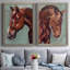 «Paint By Number Horse I», reproduction d'art sur toile 2 pièces-849820502-849820458