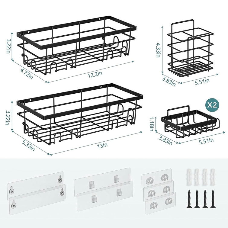 Rebrilliant Laniaya Stainless Steel Shower Shelf