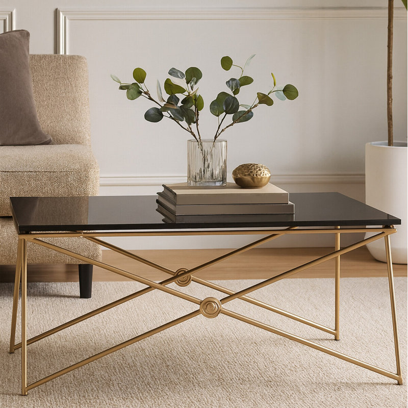 Wilcox Cross Legs Coffee Table