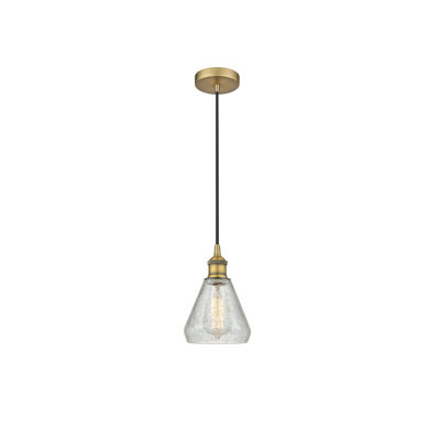 Luminaire suspendu conique à 1 lumière Petronille