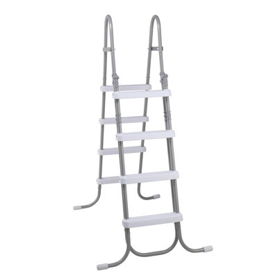 Winado A-Frame 4-Step Steel Safety Ladder For Above Ground Pool