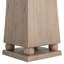 Chess Solid Wood Pedestal End Table