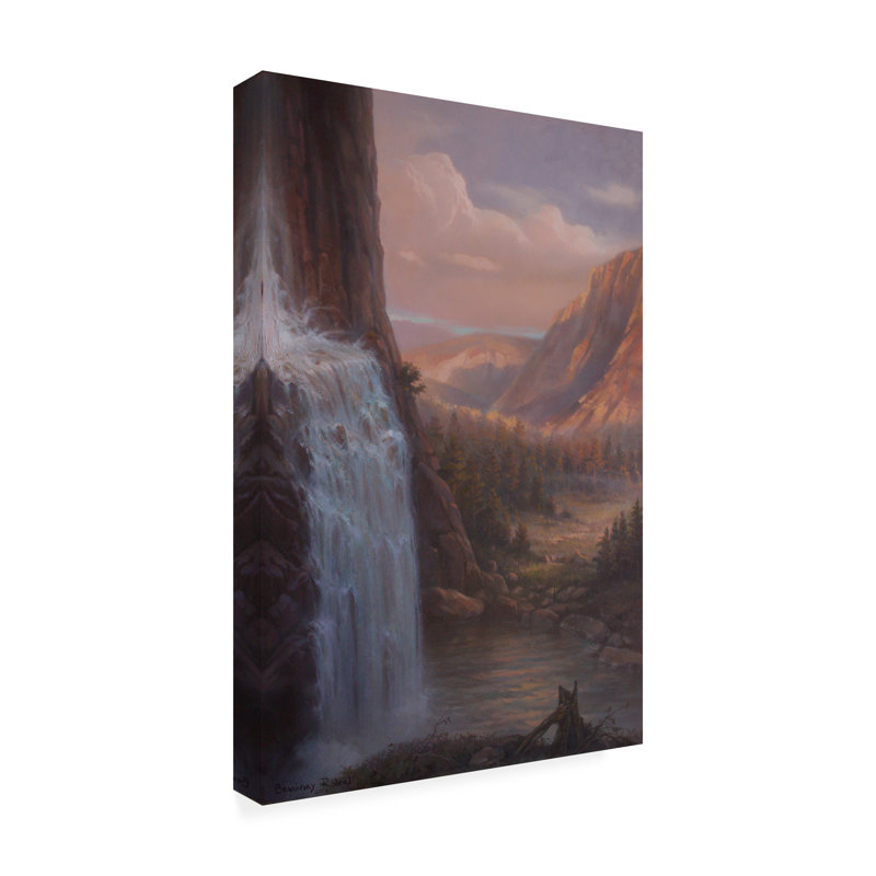 Œuvre d'art sur toile «ologia bologrio », H 19 po x l 12 po