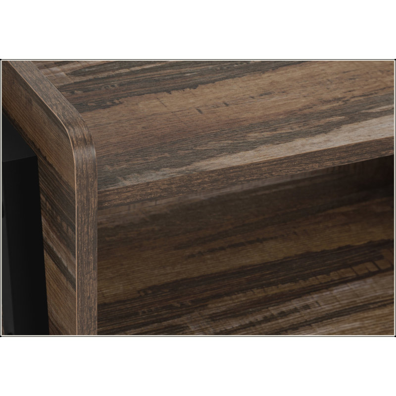Versatile Wooden Nightstand With Storage And Adjustable Legs, Ideal For Bedroom And Living Room Decor.