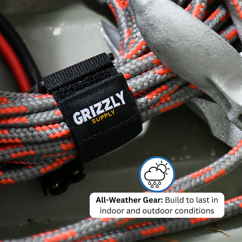 9" Hook and Loop Stretch Strap 5/pk