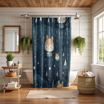 Rideau de douche Christmas Twilight - Premium