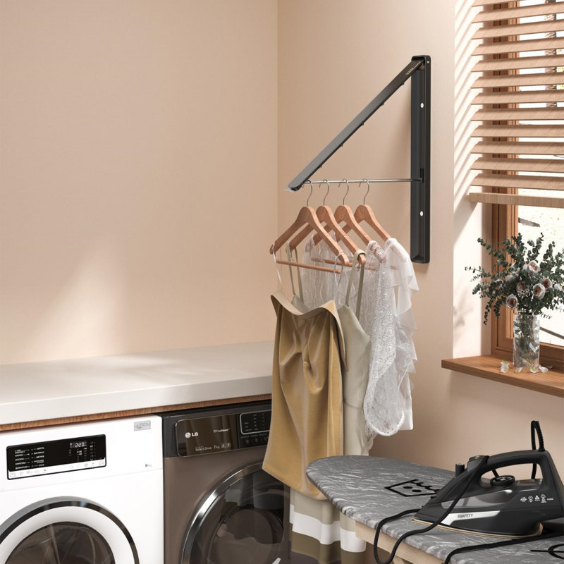 Clothes Drying Rack with Rod