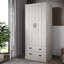 Bristol 2 Door 2 Drawer Wardrobe-103840082