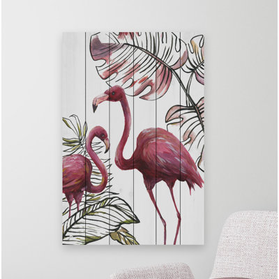 " Tropical Flamingos I "