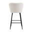 Lauterbach Upholstered Counter Stool with Metal Frame-1009116555
