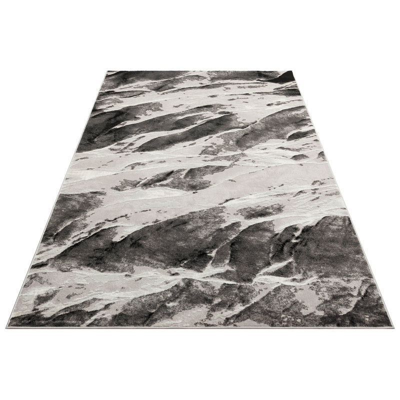 Roseberry Abstract Area Rug, Rectangle 160 x 220cm