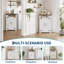 Armoire de rangement en coin, bar à café en coin pour salle de bain, cuisine, salon
