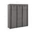 3 Door Fabric Wardrobe-43552720