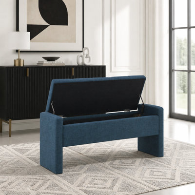 Banc de lit moderne avec rangement
