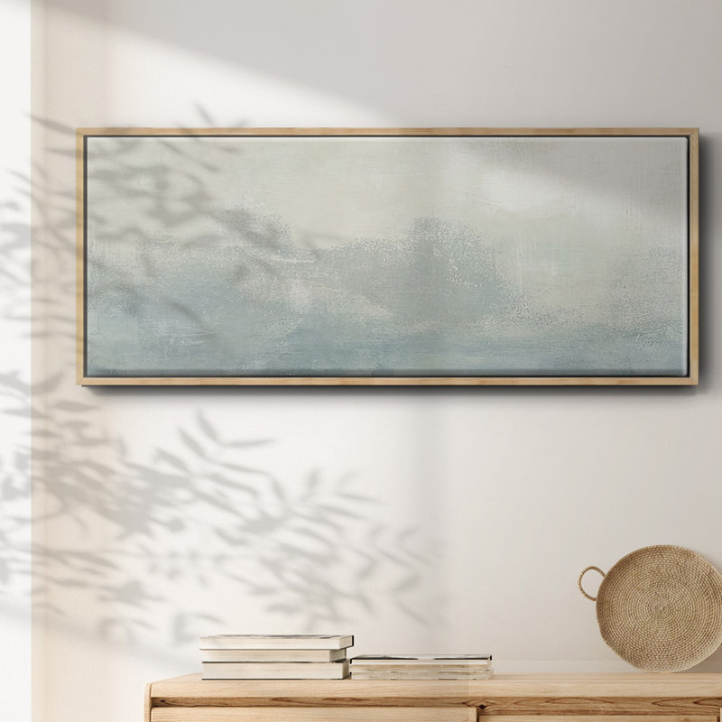 Tone Scape II- Framed Canvas, 24" H x 60" W