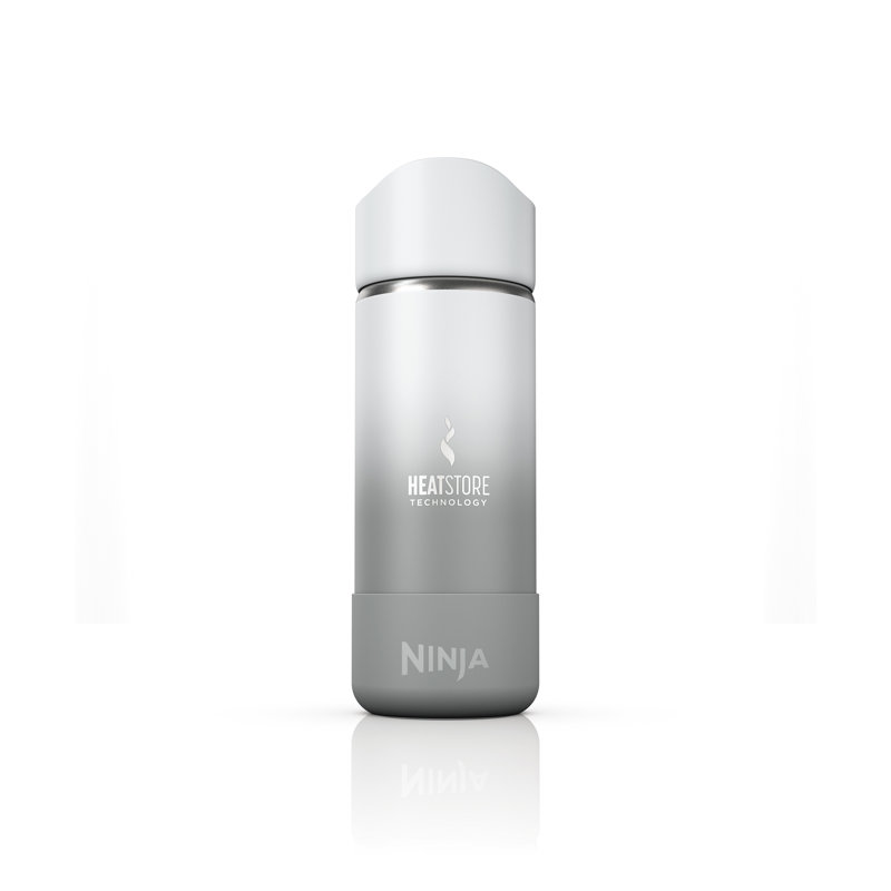 Ninja Sip Perfect Travel Mug, Brings Hot Drinks to Sippable Temperature in Minutes, Stainless Steel, Leak Proof, Dishwasher Safe, Metal Insulated Tumbler