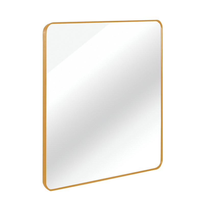 Aluminum Alloy Metal Frame Mirror, Gold
