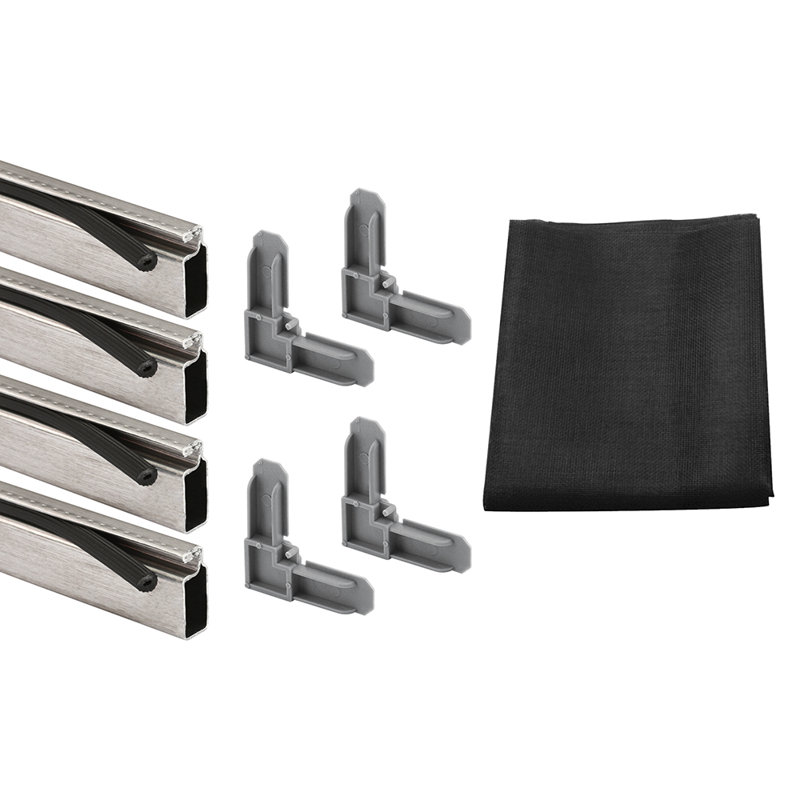 Prime-Line Screen Frame Kit, Aluminum (1 Kit), 3" H x 3.75" W x 40.5" D, Anodized