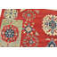 Tapis oriental rouge en laine noué à la main Nabeel