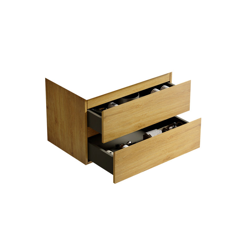 Commode décorative Amryis, Chêne