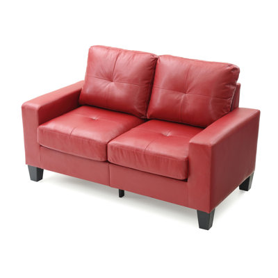 Newbury Modular Loveseat , RED
