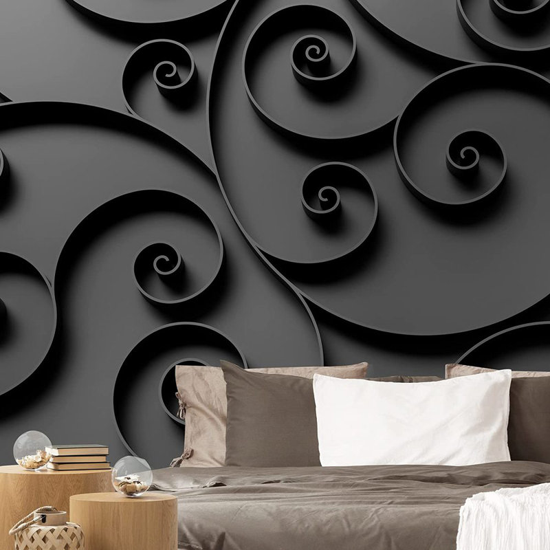 Murale bicolore tapisserie, L 66 po x l 96 po