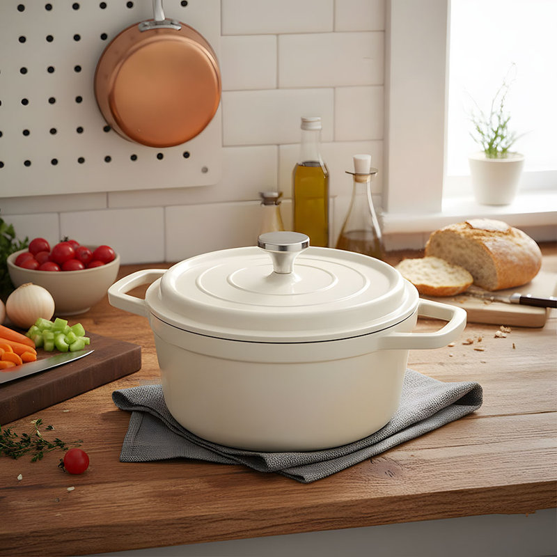 Living And Home 2.75L Pot Set, Beige