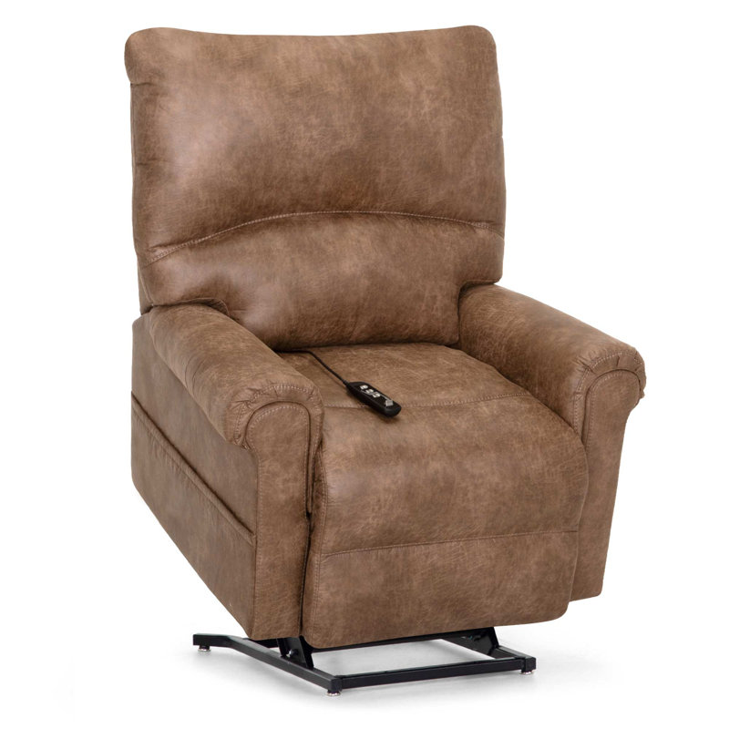 Aalilah Upholstered Lift Assist Power Recliner, Slit