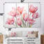 Tulipes, minimalisme, ensemble d'art sur toile-324765379-324765377