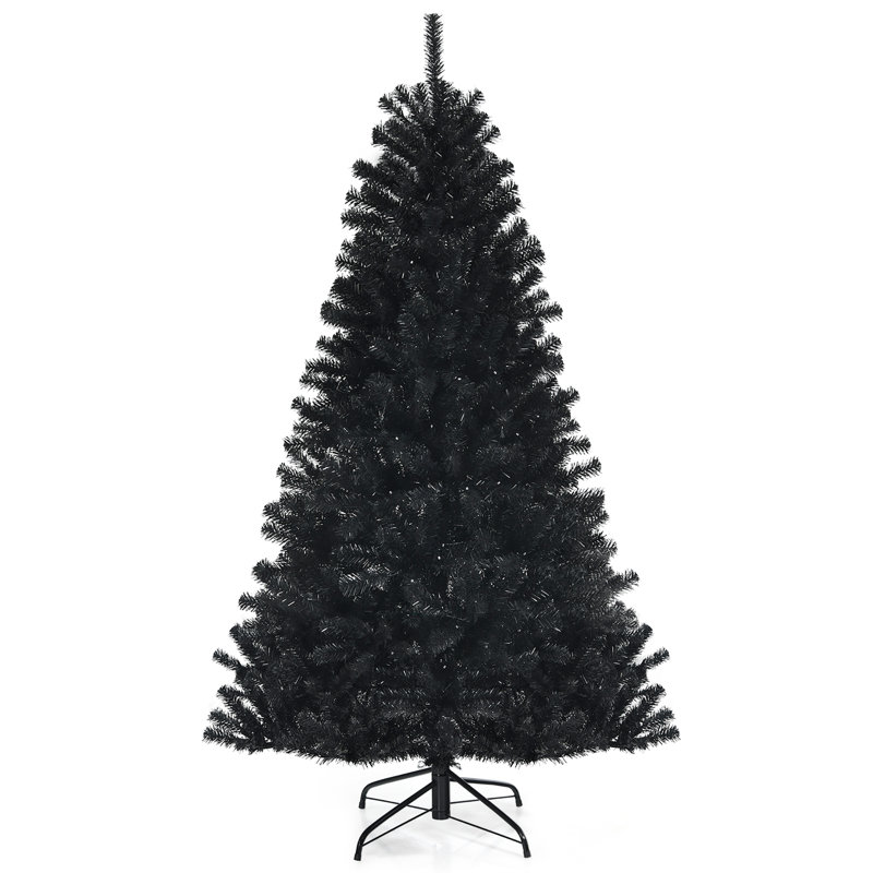 Arbre de Noël en pin noir 72 po avec 250 lumières DEL Costway