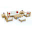 Canberra Outdoor 7 - Piece Conversation Set