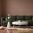 Round Cream Coffee Table with Drawer