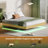 King Floating Bed Frame with LED Lights-752383235